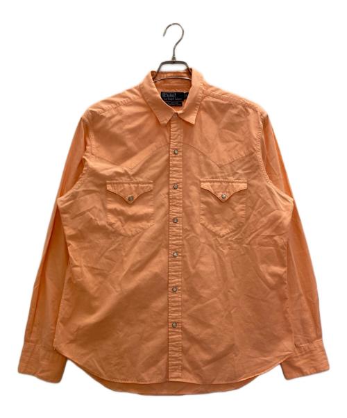 POLO RALPH LAUREN（ポロ・ラルフローレン）POLO RALPH LAUREN (ポロ・ラルフローレン) ウエスタンシャツ オレンジ サイズ:Ｌの古着・服飾アイテム