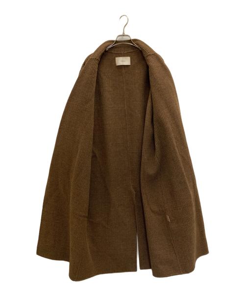 TODAYFUL（トゥデイフル）TODAYFUL (トゥデイフル) オーバーチェックコート ブラウン サイズ:Sの古着・服飾アイテム