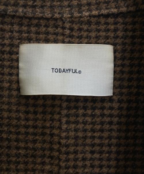 TODAYFUL（トゥデイフル）TODAYFUL (トゥデイフル) オーバーチェックコート ブラウン サイズ:Sの古着・服飾アイテム