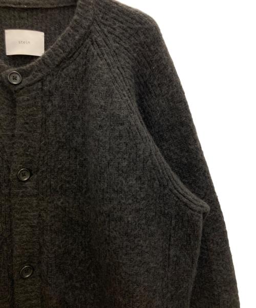 stein（シュタイン）stein (シュタイン) SUPER KID MOHAIR CARDIGAN グレー サイズ:Mの古着・服飾アイテム