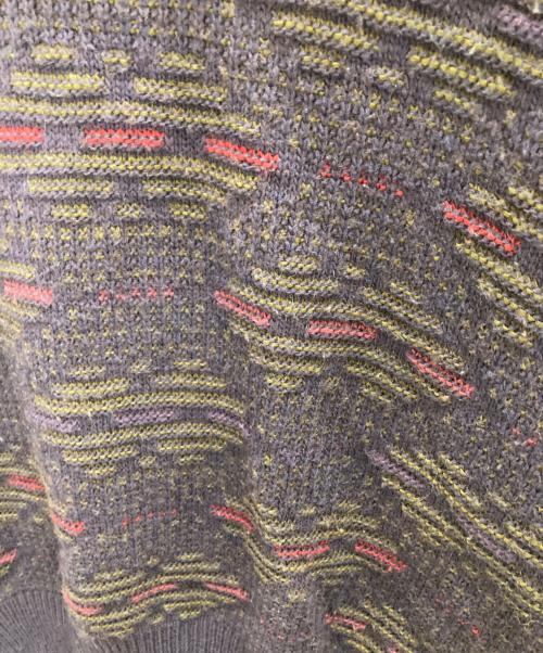 THE ITALIAN SWEATER（ザ イタリアン スウェーター）THE ITALIAN SWEATER (ザ イタリアン スウェーター) クルーネックニット パープル サイズ:Lの古着・服飾アイテム