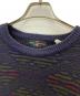 中古・古着 THE ITALIAN SWEATER (ザ イタリアン スウェーター) クルーネックニット パープル サイズ:L：5000円