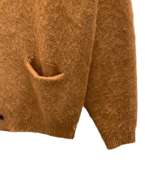 Adam et Rope（アダム エ ロペ）Adam et Rope (アダム エ ロペ) モヘヤ混ニットカーディガン ブラウン サイズ:Ｍの古着・服飾アイテム