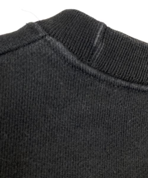 gadid anoniem（ガディッド アノニム）GADID ANONIEM (ガディッド アノニム) クルーネックスウェット ブラック サイズ:FREEの古着・服飾アイテム