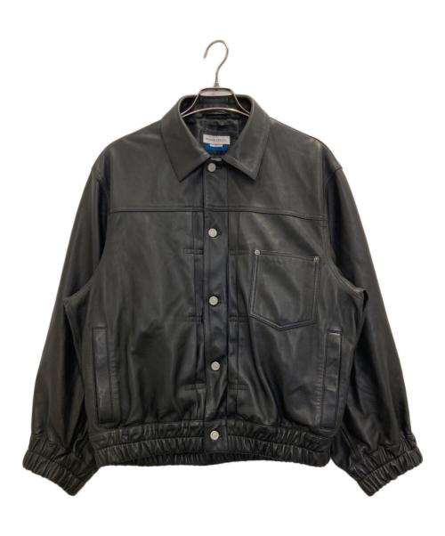 MAISON SPECIAL（メゾンスペシャル）MAISON SPECIAL (メゾンスペシャル) Sheep Leather Trucker Jacket ブラック サイズ:01の古着・服飾アイテム
