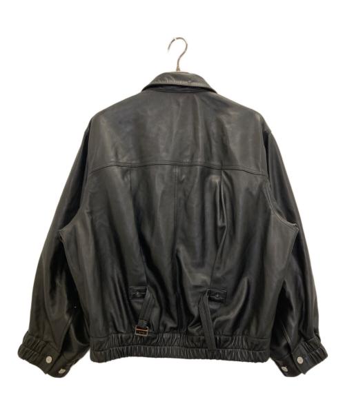MAISON SPECIAL（メゾンスペシャル）MAISON SPECIAL (メゾンスペシャル) Sheep Leather Trucker Jacket ブラック サイズ:01の古着・服飾アイテム