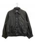 MAISON SPECIAL（メゾンスペシャル）の古着「Sheep Leather Trucker Jacket」｜ブラック