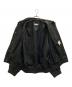 中古・古着 MAISON SPECIAL (メゾンスペシャル) Sheep Leather Trucker Jacket ブラック サイズ:01：25000円