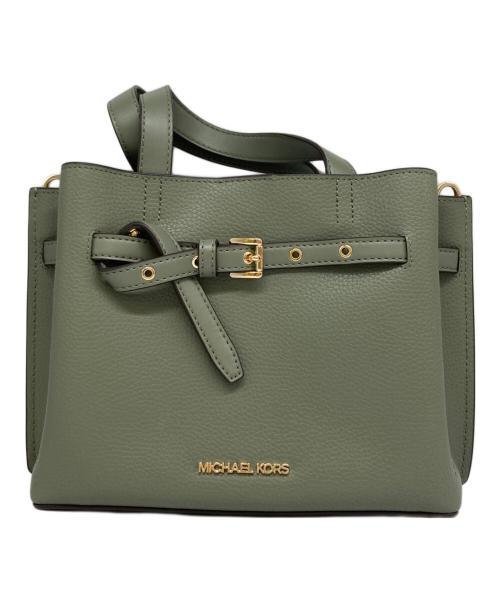 MICHAEL KORS（マイケル・コース）MICHAEL KORS (マイケル・コース) エミリア2WAYバッグ グリーンの古着・服飾アイテム