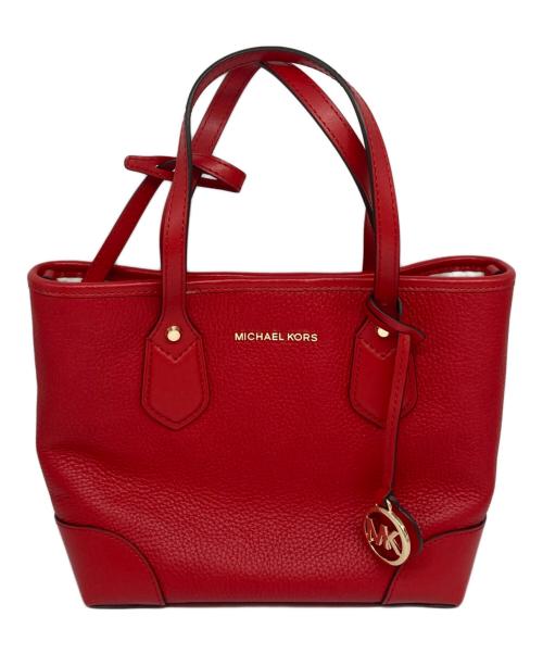 MICHAEL KORS（マイケル・コース）MICHAEL KORS (マイケル・コース) 2WAYバッグ レッドの古着・服飾アイテム