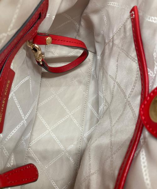 MICHAEL KORS（マイケル・コース）MICHAEL KORS (マイケル・コース) 2WAYバッグ レッドの古着・服飾アイテム