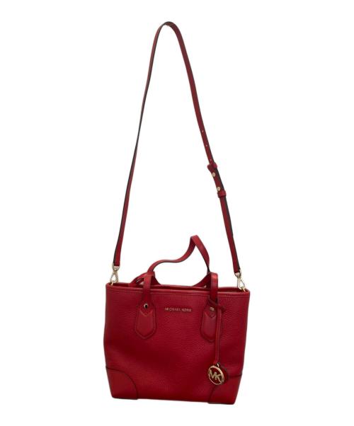 MICHAEL KORS（マイケル・コース）MICHAEL KORS (マイケル・コース) 2WAYバッグ レッドの古着・服飾アイテム