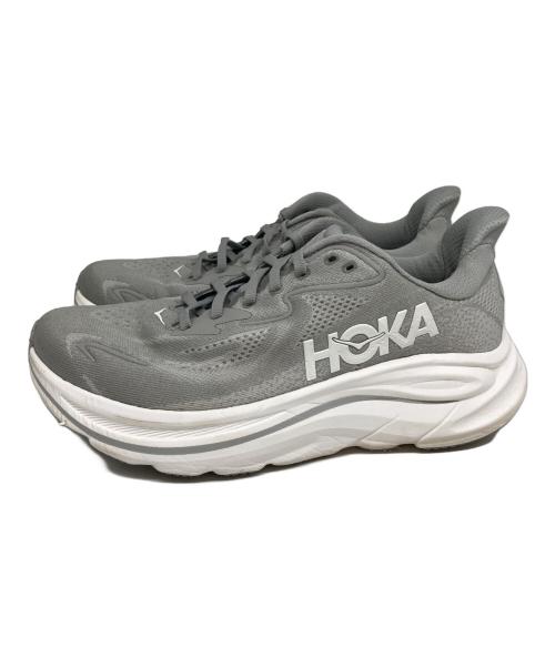 HOKAONEONE（ホカオネオネ）HOKAONEONE (ホカオネオネ) CLIFTON 10 グレー サイズ:26.5㎝の古着・服飾アイテム
