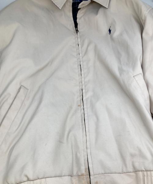 POLO RALPH LAUREN（ポロ・ラルフローレン）POLO RALPH LAUREN (ポロ・ラルフローレン) スイングトップ ベージュ サイズ:Ｌの古着・服飾アイテム