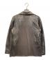 ISSEY MIYAKE (イッセイミヤケ) コーティング加工テーラードジャケット ブラウン サイズ:3：20000円
