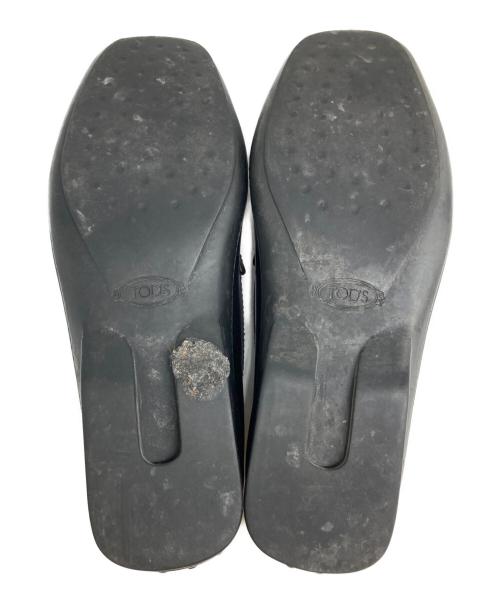 TOD'S（トッズ）TOD'S (トッズ) ドライビングシューズ ブラック サイズ:371/2の古着・服飾アイテム