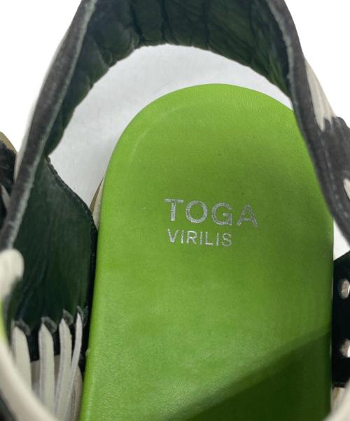 TOGA VIRILIS（トーガ ビリリース）TOGA VIRILIS (トーガ ビリリース) アンクルストラップサンダル マルチカラー サイズ:40の古着・服飾アイテム