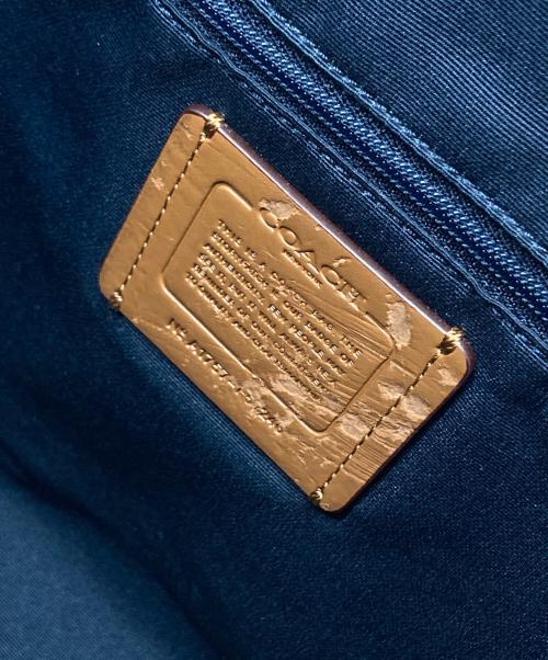 COACH（コーチ）COACH (コーチ) トートバッグ ネイビーの古着・服飾アイテム