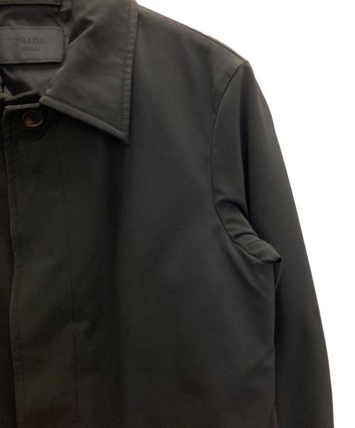 PRADA（プラダ）PRADA (プラダ) 比翼コート ブラック サイズ:48の古着・服飾アイテム