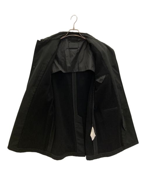 PRADA（プラダ）PRADA (プラダ) 比翼コート ブラック サイズ:48の古着・服飾アイテム