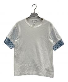 COMME des GARCONS SHIRT（コムデギャルソンシャツ）の古着「ポルカドットTシャツ」｜ホワイト