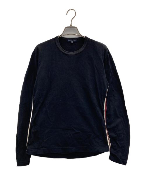 COMME des GARCONS HOMME（コムデギャルソン オム）COMME des GARCONS HOMME (コムデギャルソン オム) サイドラインカットソー ネイビー サイズ:SIZE XSの古着・服飾アイテム