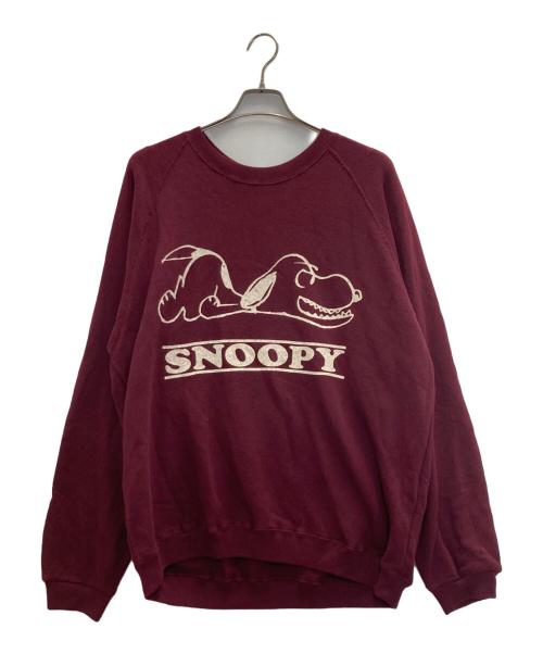 sports wear（スポーツウェア）sports wear (スポーツウェア) プリントスウェット レッド サイズ:Ｌの古着・服飾アイテム