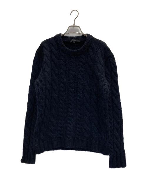 GUCCI（グッチ）GUCCI (グッチ) アルパカブレンドケーブルニット ネイビー サイズ:SIZE Sの古着・服飾アイテム