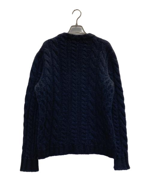 GUCCI（グッチ）GUCCI (グッチ) アルパカブレンドケーブルニット ネイビー サイズ:SIZE Sの古着・服飾アイテム