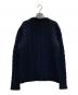 GUCCI (グッチ) アルパカブレンドケーブルニット ネイビー サイズ:SIZE S：18000円