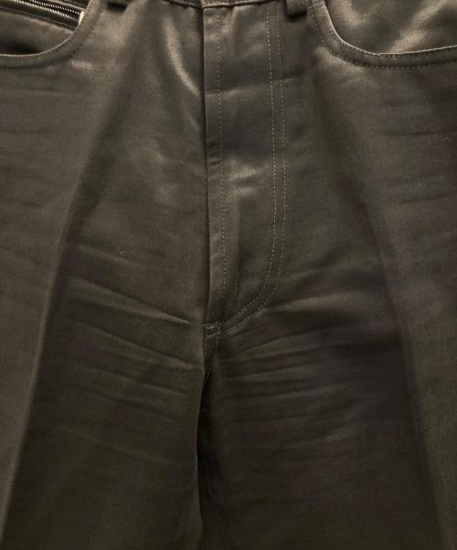Yves Saint Laurent（イヴサンローラン）Yves Saint Laurent (イヴサンローラン) ストレートコットンスラックス ブラック サイズ:SIZE 44の古着・服飾アイテム
