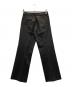 Yves Saint Laurent (イヴサンローラン) ストレートコットンスラックス ブラック サイズ:SIZE 44：7000円