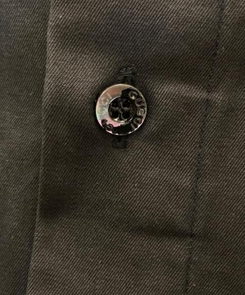 GUCCI（グッチ）GUCCI (グッチ) サファリシャツ ブラック サイズ: 38/15の古着・服飾アイテム