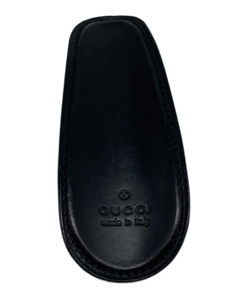 GUCCI（グッチ）GUCCI (グッチ) レザーシューホーン ブラックの古着・服飾アイテム