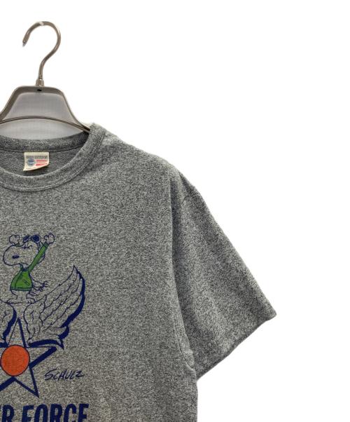 BUZZ RICKSON'S（バズリクソンズ）Buzz Rickson's (バズリクソンズ) プリントTシャツ グレー サイズ:SIZE Lの古着・服飾アイテム