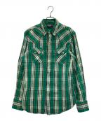 POLO RALPH LAURENポロ・ラルフローレン）の古着「North-East Camp Guide Shirt」｜グリーン