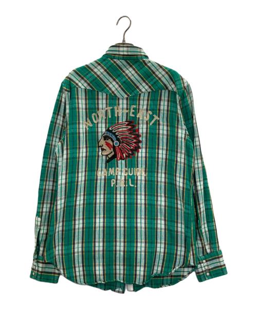 POLO RALPH LAUREN（ポロ・ラルフローレン）POLO RALPH LAUREN (ポロ・ラルフローレン) North-East Camp Guide Shirt グリーン サイズ:SIZE Mの古着・服飾アイテム