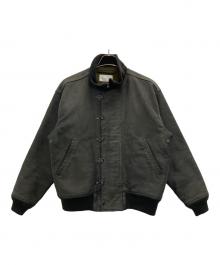 HOUSTON（ヒューストン）の古着「U.S.NAVY N-10フックデッキジャケット」｜ブラック