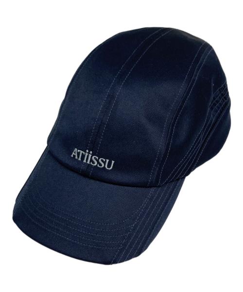 atiissu（アティッシュ）atiissu (アティッシュ) ベースボールキャップ ネイビーの古着・服飾アイテム