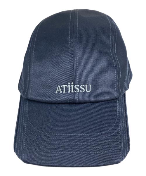 atiissu（アティッシュ）atiissu (アティッシュ) ベースボールキャップ ネイビーの古着・服飾アイテム