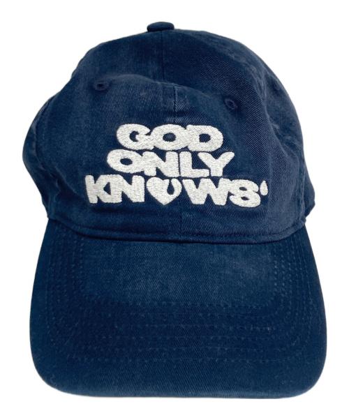 GODONLYSKNOWS（ゴッド オンリー ノウズ）GODONLYSKNOWS (ゴッド オンリー ノウズ) キャップ ネイビーの古着・服飾アイテム