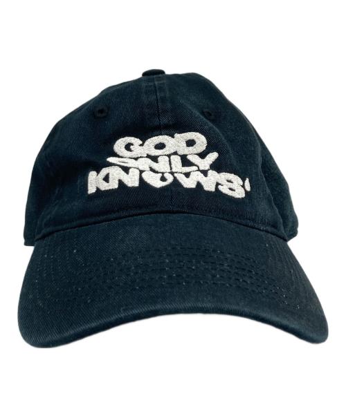 GODONLYSKNOWS（ゴッド オンリー ノウズ）GODONLYSKNOWS (ゴッド オンリー ノウズ) キャップ ブラックの古着・服飾アイテム