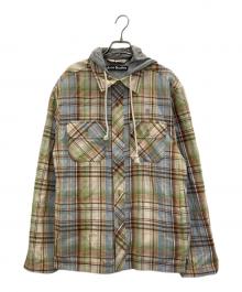 Acne studios（アクネ ストゥディオズ）の古着「フード付きシャツ」｜ベージュ