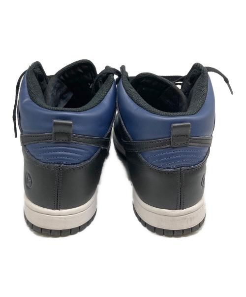 NIKE（ナイキ）NIKE (ナイキ) FRAGMENT DESIGN (フラグメントデザイン) ハイカットスニーカー ネイビー×ブラック サイズ:26.5㎝の古着・服飾アイテム