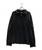 POLO RALPH LAURENポロ・ラルフローレン）の古着「ハーフジップニット」｜グレー