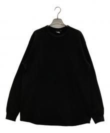 THE NORTH FACE（ザ ノース フェイス）の古着「ロングスリーブウォームワッフルクルー」｜ブラック
