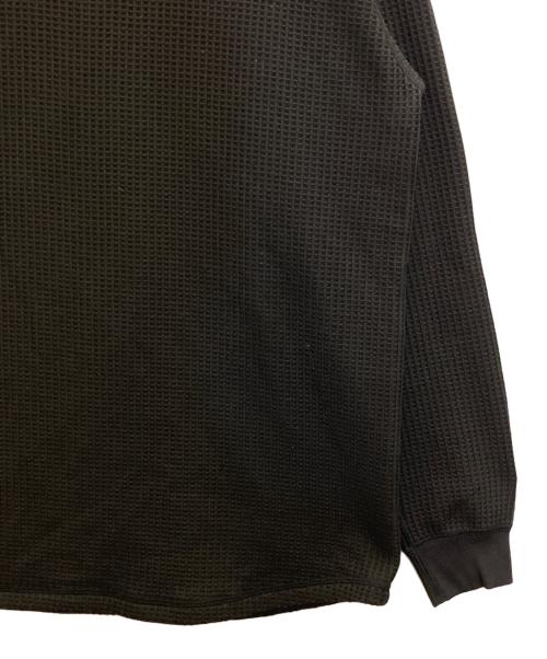 THE NORTH FACE（ザ ノース フェイス）THE NORTH FACE (ザ ノース フェイス) ロングスリーブウォームワッフルクルー ブラック サイズ:Lの古着・服飾アイテム