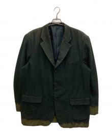 COMME des GARCONS HOMME PLUS（コムデギャルソンオムプリュス）の古着「ブリーチテーラードジャケット」｜グリーン
