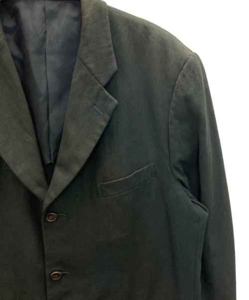COMME des GARCONS HOMME PLUS（コムデギャルソンオムプリュス）COMME des GARCONS HOMME PLUS (コムデギャルソンオムプリュス) ブリーチテーラードジャケット グリーン サイズ:Mの古着・服飾アイテム