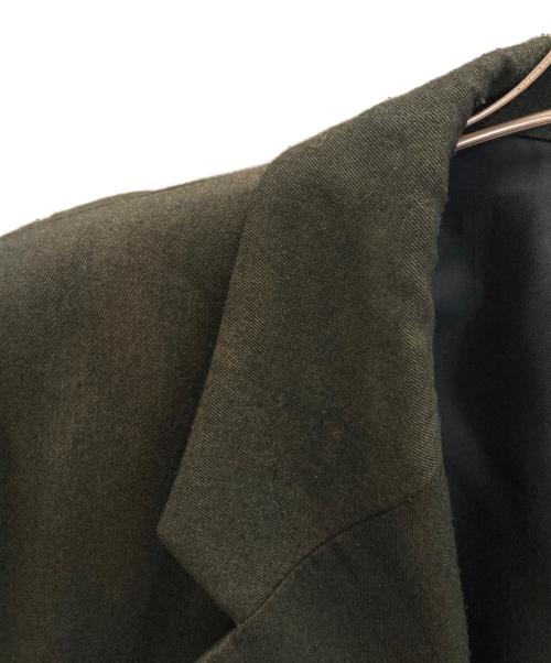 COMME des GARCONS HOMME PLUS（コムデギャルソンオムプリュス）COMME des GARCONS HOMME PLUS (コムデギャルソンオムプリュス) ブリーチテーラードジャケット グリーン サイズ:Mの古着・服飾アイテム